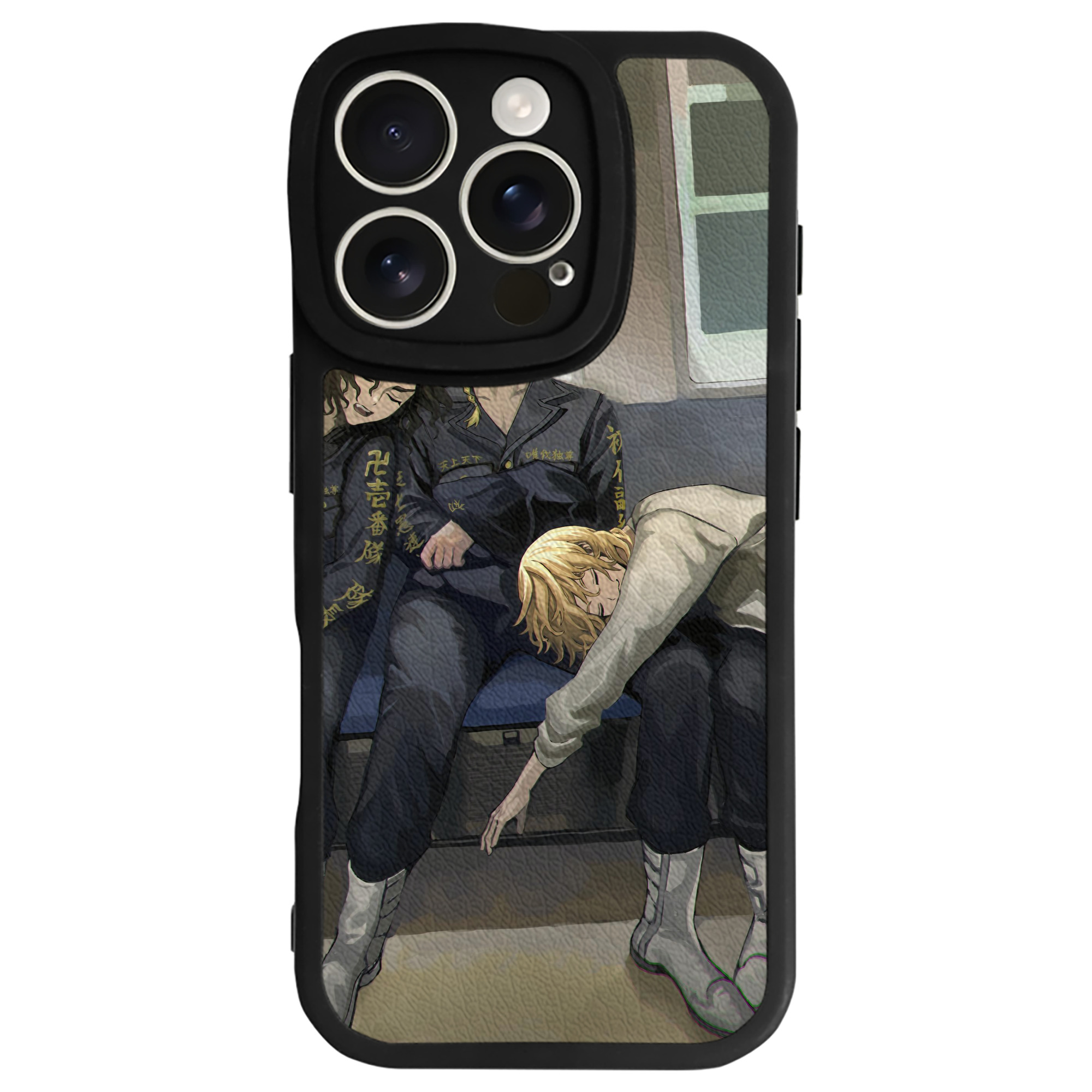 （画像用） 東京リベンジャーズ Tokyo Revengers 【iPhone 16シリーズ対応】シリコンスマホケース（レザー調） 材質：シリコン